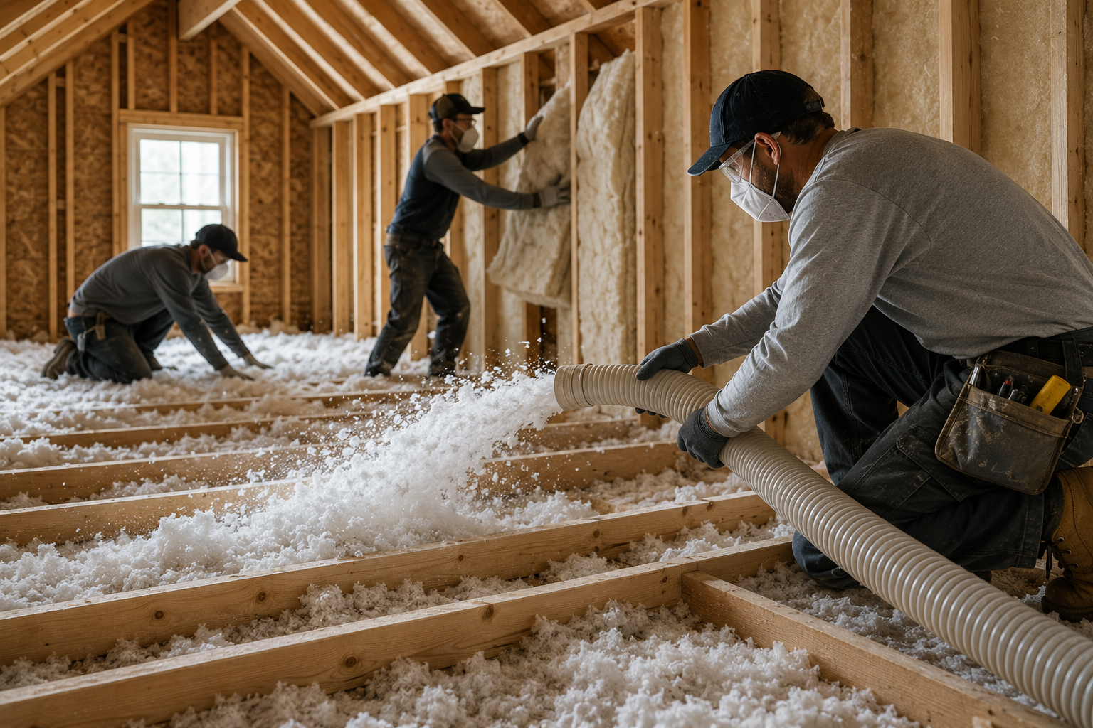 Insulation installation process